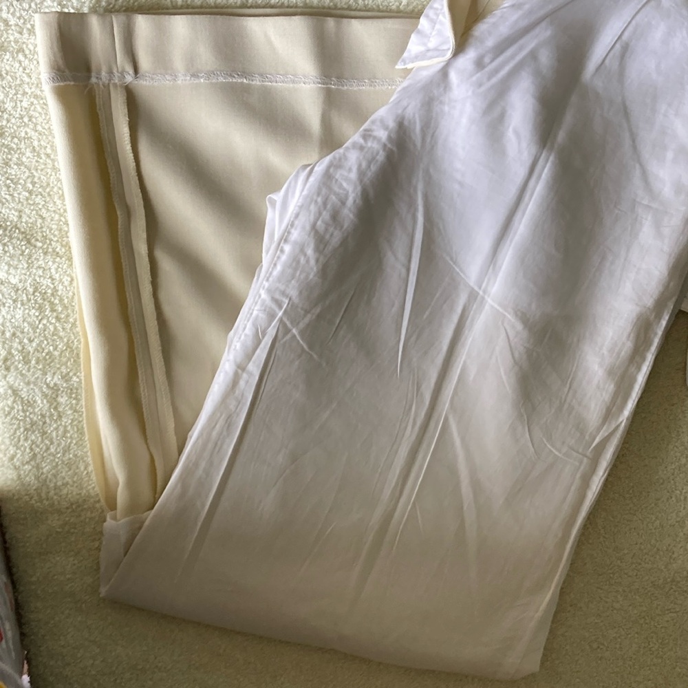 Sandro Wide Leg Pants in Light Beige/Cream - Picture 14 of 14